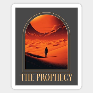 The Prophecy Desert science fiction Sticker